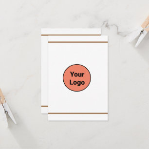 SIMPLE MINIMAL ADD YOUR LOGO CUSTOM TEXT HERE BUSI