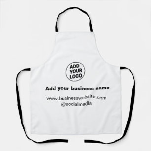 simple minimal add your logo/design custom add apron
