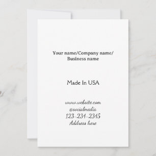 simple minimal add your logo/design here business  invitation