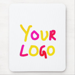 simple minimal add your logo/design here business mouse mat