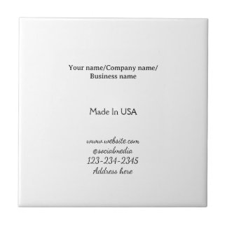 simple minimal add your logo/design here business  tile