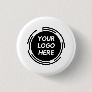 Simple minimal add your logo/design here button
