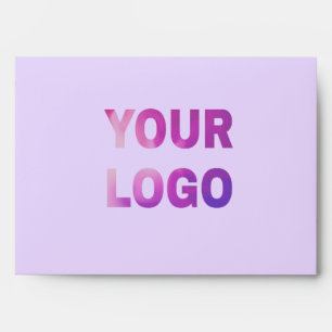 simple minimal add your logo/design here text      envelope