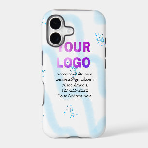 simple minimal add your logo/design here text pos