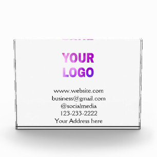 simple minimal add your logo/design here text  pos photo block