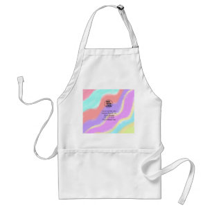 simple minimal add your logo/design here text pos standard apron