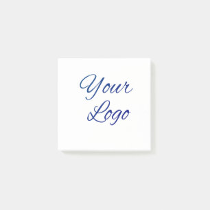 simple minimal add your logo/design here text post-it notes