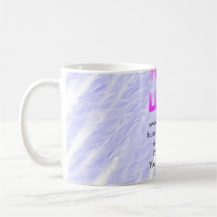 simple minimal add your logo/design here text  thr coffee mug