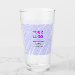 simple minimal add your logo/design here text thr glass
