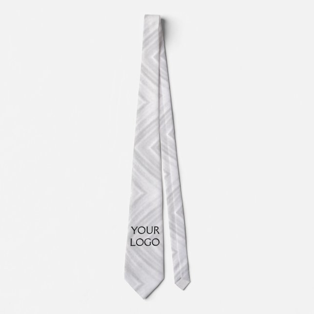 simple minimal add your logo/design here text      tie (Front)