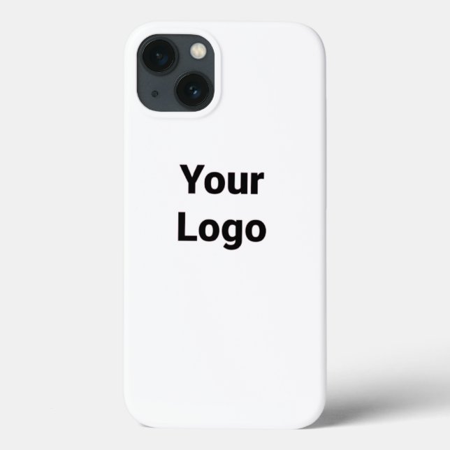 simple minimal add your logo name watercolor  Case (Back)