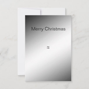 Simple minimal add your logo text name card