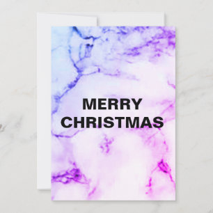 Simple minimal add your logo text name holiday card