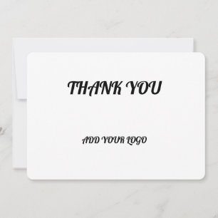 Simple minimal add your logo text name invitation