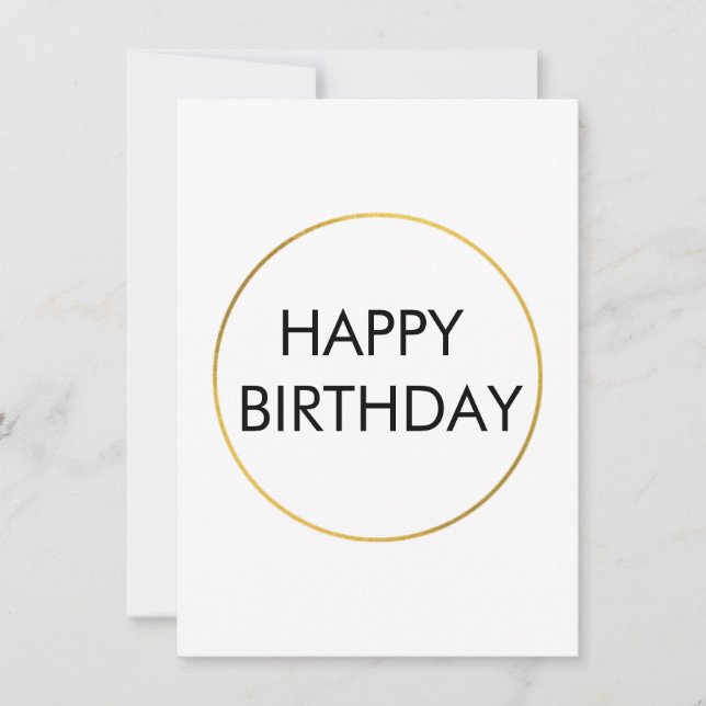 Simple minimal add your logo text name invitation (Front)