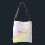 simple minimal add your name bridesmaid wedding   crossbody bag<br><div class="desc">design</div>