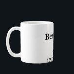 SIMPLE MINIMAL add your name custom best man Coffee Mug<br><div class="desc">design</div>