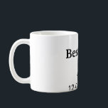 SIMPLE MINIMAL add your name custom best man Coffee Mug<br><div class="desc">design</div>