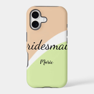 SIMPLE MINIMAL add your name custom bridesmaid C