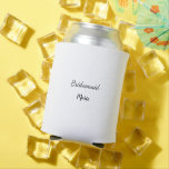 SIMPLE MINIMAL add your name custom bridesmaid   Can Cooler<br><div class="desc">design</div>