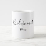 SIMPLE MINIMAL add your name custom bridesmaid  Co Large Coffee Mug<br><div class="desc">design</div>