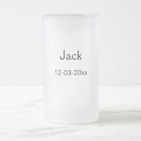 SIMPLE MINIMAL add your name custom groomsman