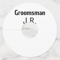 SIMPLE MINIMAL add your name custom groomsman    