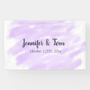 simple minimal add your name custom wedding unity  banner