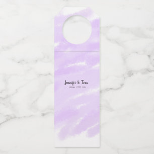 simple minimal add your name custom wedding unity bottle tag