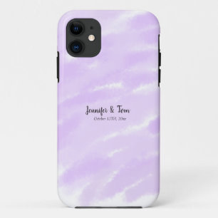 simple minimal add your name custom wedding unity iPhone 11 case