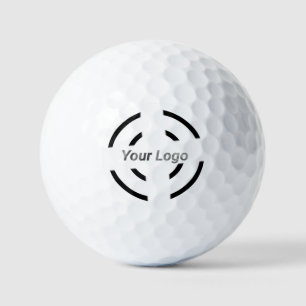 simple minimal add your name MONOGRAM GROOMSMEN Golf Balls