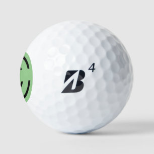 simple minimal add your name MONOGRAM GROOMSMEN Golf Balls