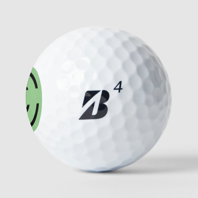simple minimal add your name MONOGRAM GROOMSMEN    Golf Balls (Logo)