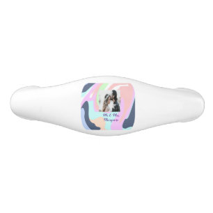 simple minimal add your name photo pastel paint ef ceramic drawer pull