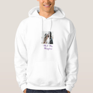 simple minimal add your name photo pastel paint ef hoodie