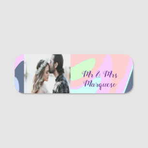 simple minimal add your name photo pastel paint ef tag