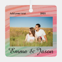 simple minimal add your name photo year watercolor