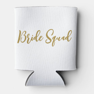 simple minimal add your name text bridesmaid gift can cooler
