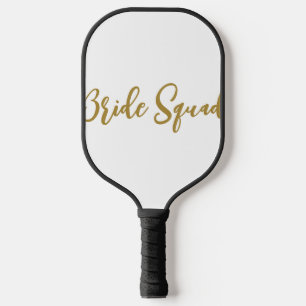 simple minimal add your name text bridesmaid gift pickleball paddle