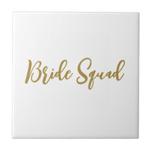 simple minimal add your name text bridesmaid gift tile