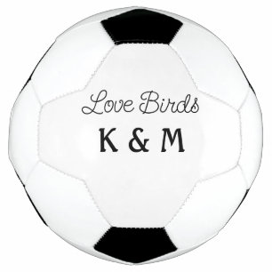 simple minimal add your name text love birds text football