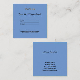 simple minimal add your name text pictures appoint appointment card