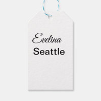 Simple minimal add your name text place city custo