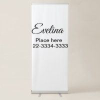 Simple minimal add your name text place city phone