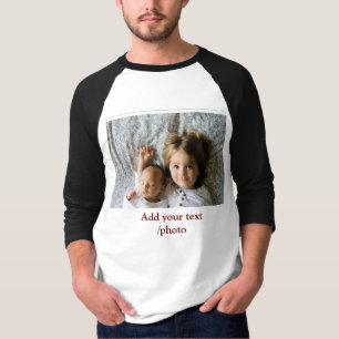 simple minimal ADD YOUR PHOTO TEXT CHRISTMAS     T T-Shirt