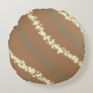 Simple minimal add your photo text glitter sparkle round cushion
