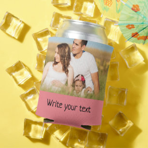 simple minimal add your text photo christmas     c can cooler