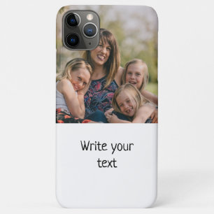 simple minimal add your text photo christmas Ca iPhone 11 Pro Max Case