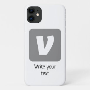 simple minimal add your text photo christmas    Ca iPhone 11 Case