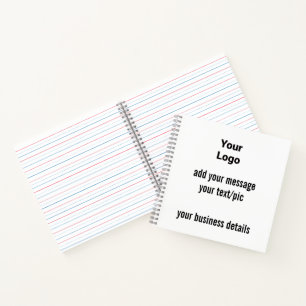 simple minimal add your text photo christmas     n notebook